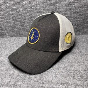 Callaway Hat Cap Snap Back Trucker Black White Mesh Patch Golf Embroidered Mens